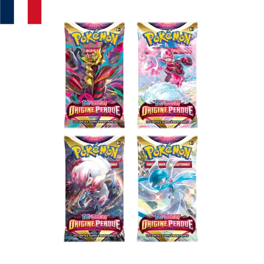 Artset 4 Boosters – Pokémon Épée et Bouclier : Origine Perdue (EB11) - FR