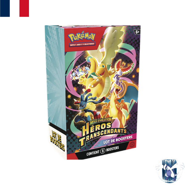 Bundle de 6 Boosters – Pokémon Héros Transcendants (ME2.5) - FR
